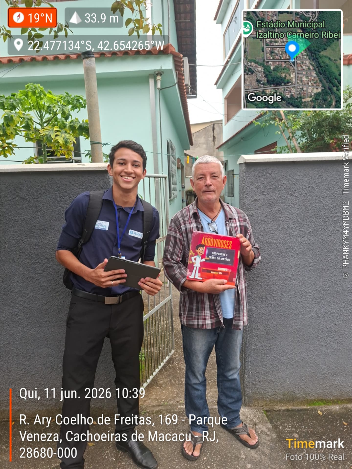Registro da execução do Projeto Drone Total II em Cachoeiras de Macacu/RJ.